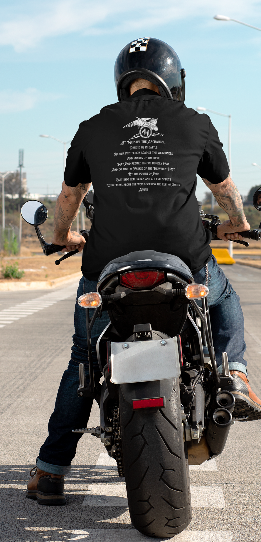 The St Michael - Defend Us - Shirt