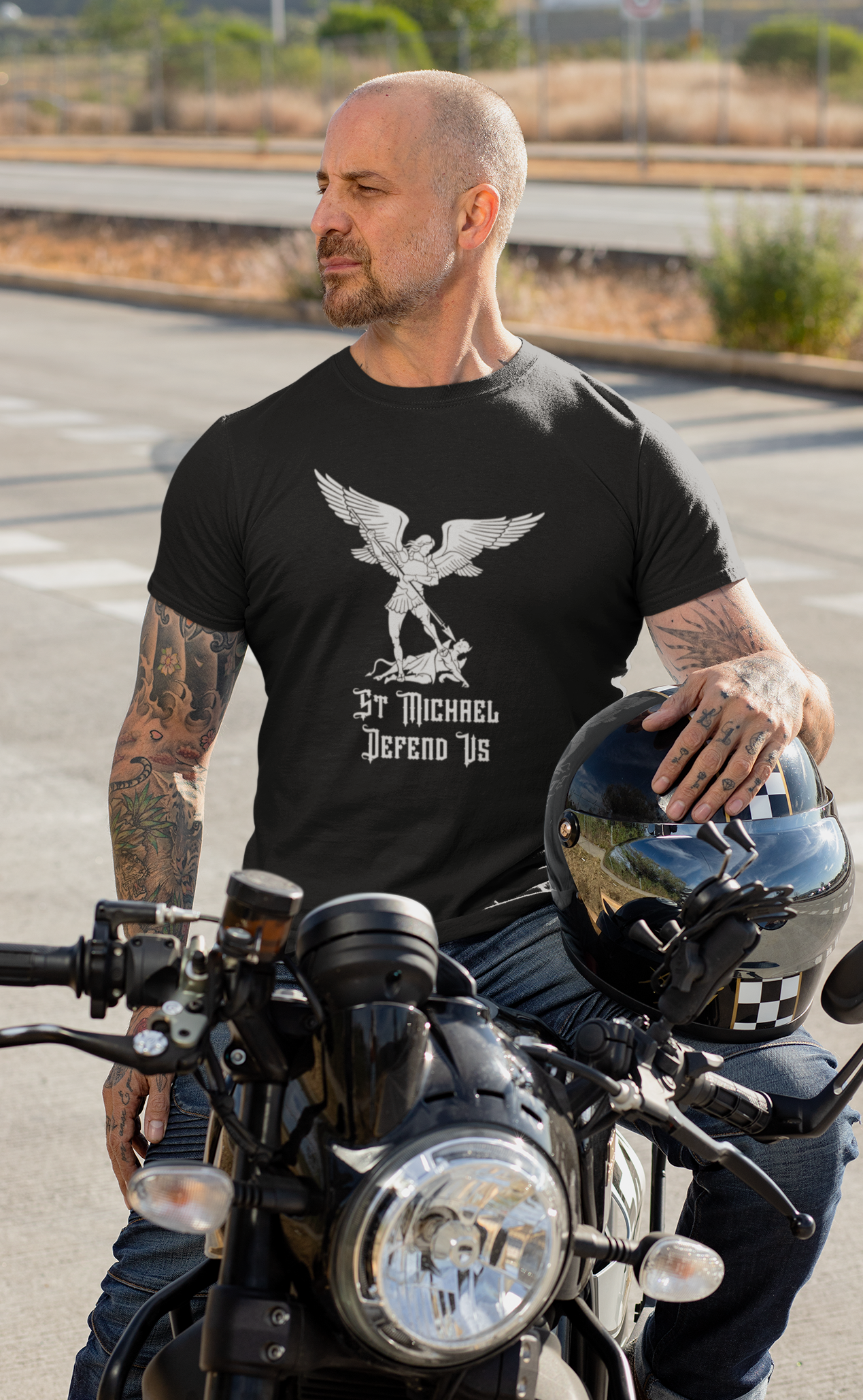 The St Michael - Defend Us - Shirt