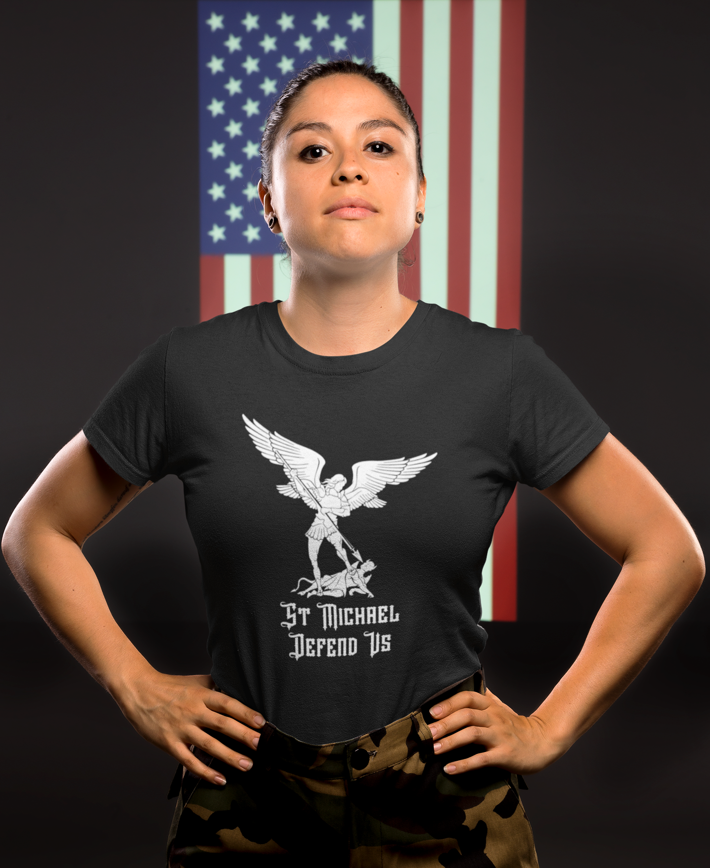 The St Michael - Defend Us - Shirt
