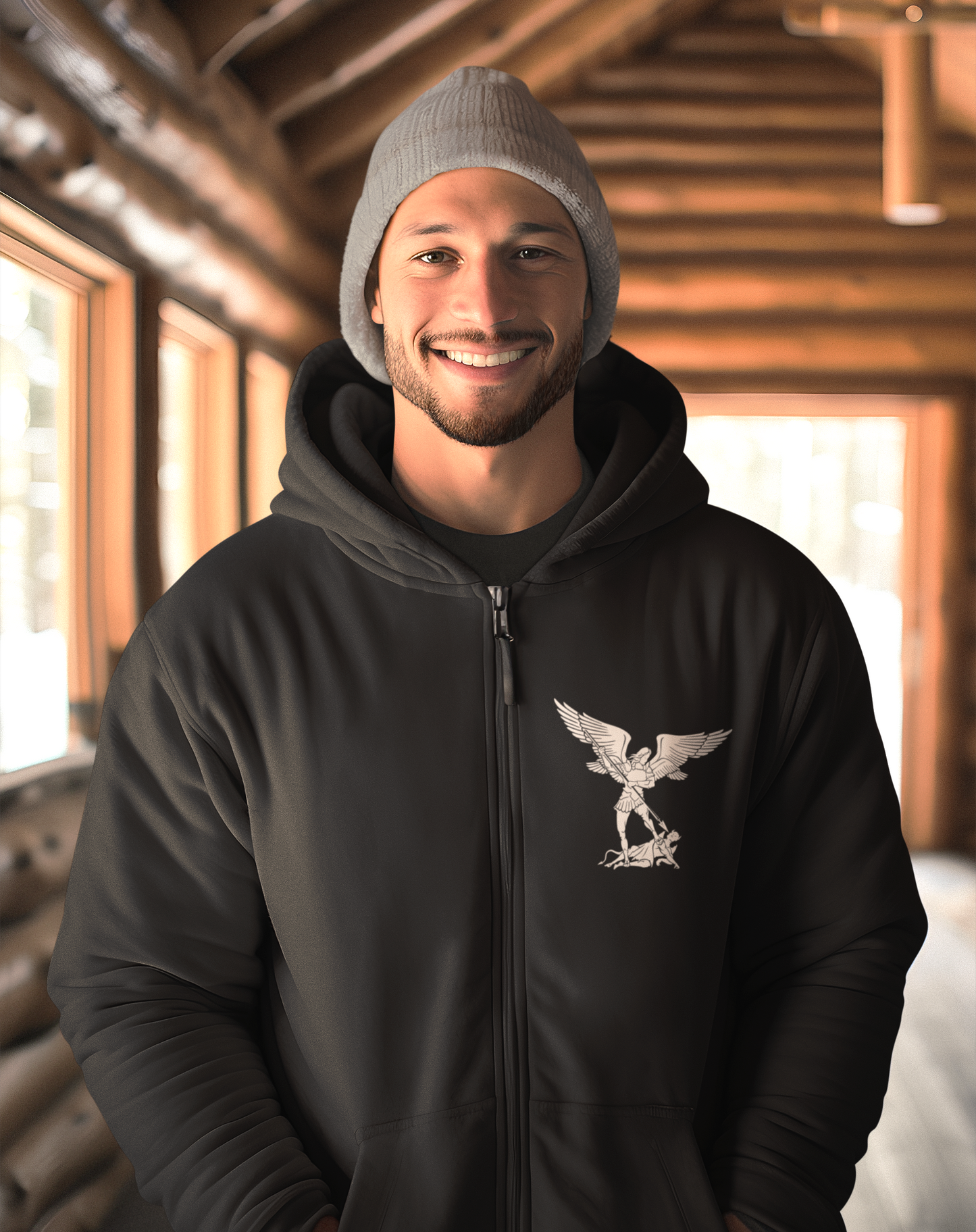 The St Michael Zippered Hoodie